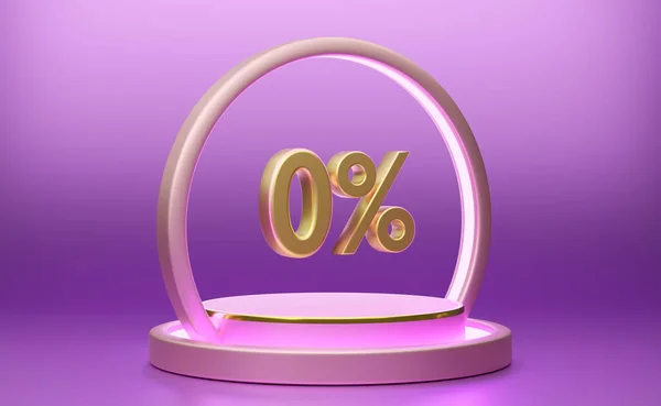 Подиум Нулевым Процентом Фиолетовой Фиолетовой Композиции Современного Сценического Показа Минималистского — стоковое фото