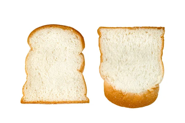 Sliced Bread Isolated White Background — Stock Photo, Image