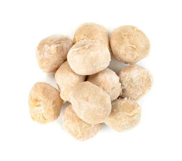 Meat ball isolated on white background — Stock Image Meat Ball Isolated White Background Stock Image