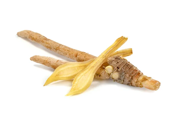 Finger Root Chinese Ginger Isolated White Background — Stock Photo, Image