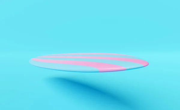 Ροζ Μπλε Ιστιοσανίδα Απομονωμένη Μπλε Φόντο Concept Εικονογράφηση Καθιστούν — Φωτογραφία Αρχείου