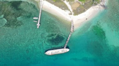 Isla de Sacrificios 'un güzel manzarası