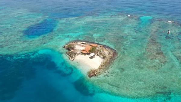 Schöne Luftaufnahme Der Islas Del Rosario — Stockfoto