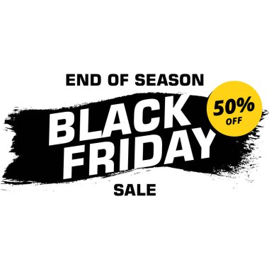 Kara Cuma flaş vektör illüstrasyonuName