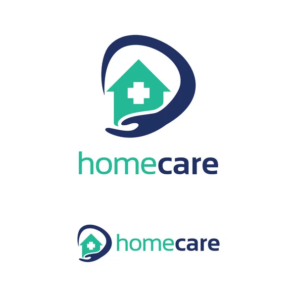 Beyaz arkaplanlı ev bakımı logo tasarımı şablonu