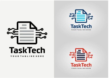 Görev Teknik Logosu Tasarım Vektörü, Amblem, Tasarım Konsepti, Yaratıcı Sembol, Simge Simgesi, Simge