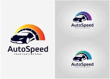 Otomatik Hızlı Logo Şablonu Tasarım Vektörü, Amblem, Tasarım Konsepti, Yaratıcı Sembol, Simge Simgesi, Simge