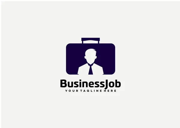 Business Job Logo Template Design Vector Emblem Design Concept Creative — Stock Vector