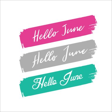 Merhaba June, ikinci kutlama vektörü