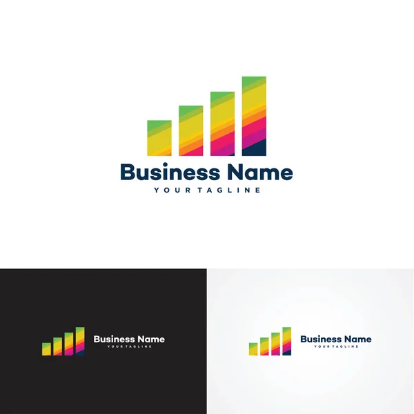 Business Finance Logo Design Șablon — Vector de stoc