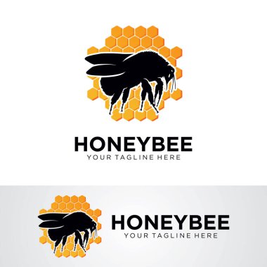 Bal Arısı Logosu Tasarım Vektörü, Amblem, Tasarım Konsepti, Yaratıcı Sembol, Simge Simgesi, Simge
