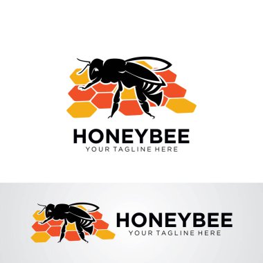 Bal Arısı Logosu Tasarım Vektörü, Amblem, Tasarım Konsepti, Yaratıcı Sembol, Simge Simgesi, Simge