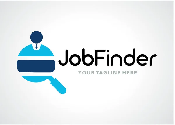 Job Finder Logo Mall Design Vector Emblem Design Concept Kreativ — Stock vektor