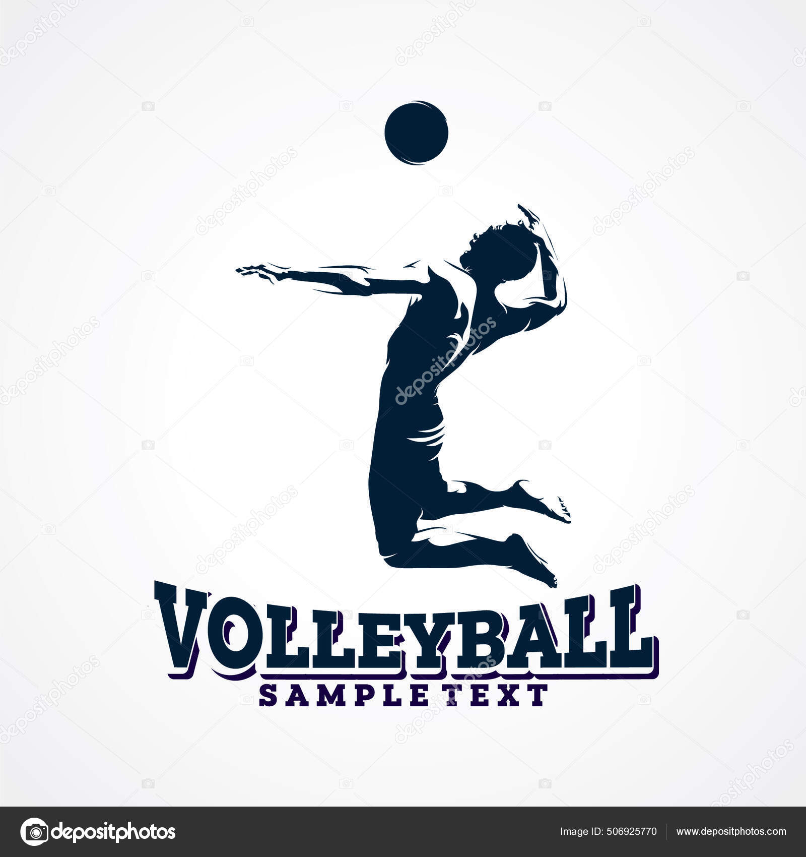 Entrée de volley-ball professionnel intérieure Logo personnalisé de gros de  la conception du modèle le