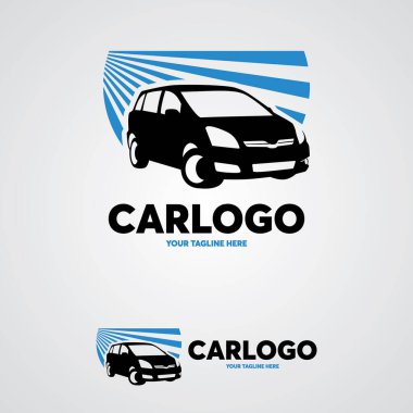 Otomobil Logosu Tasarım Şablonu beyaz arkaplan