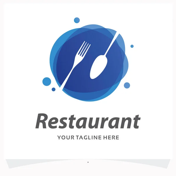 Modèle Design Logo Restaurant — Image vectorielle