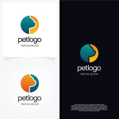 Hayvan Logosu Tasarım Vektörü, Amblem, Tasarım Konsepti, Yaratıcı Sembol, Simge