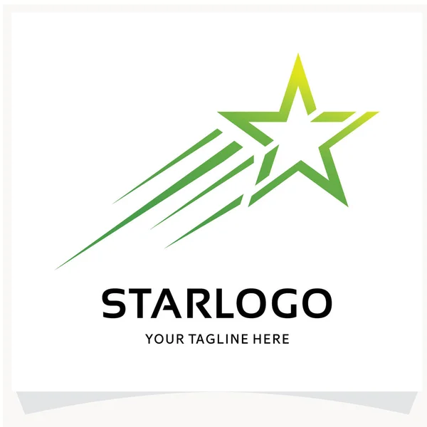 Πρότυπο Σχεδιασμού Λογοτύπου Star Logo Έμπνευση Λευκό Φόντο — Διανυσματικό Αρχείο