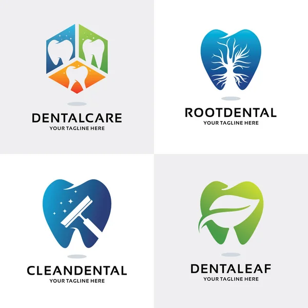 Logo Soins Dentaires Set Design Template Collection Vecteur En Vente