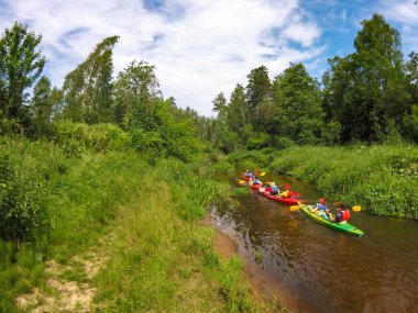 Litvanya 'da kano gezisi, kanodan manzara 