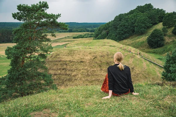 Hills Kernave Lituania Patrimonio Mundial Unesco Fue Una Capital Medieval —  Fotos de Stock