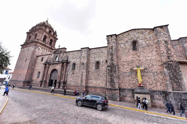 Catedral Católica Cusco Fue Construida Mediados Del Siglo Xvii Bloques —  Fotos de Stock