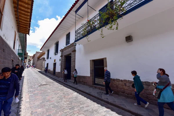 Cusco Nun Tarihi Başkenti Peru Şehri Yüzyıldan Yüzyıldaki Spanyol Fethine — Stok fotoğraf