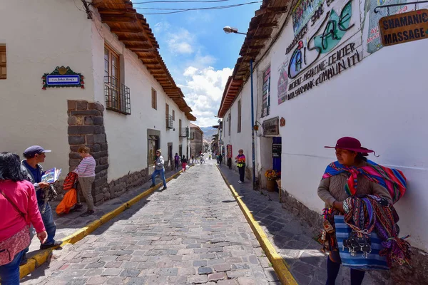 Cusco Nun Tarihi Başkenti Peru Şehri Yüzyıldan Yüzyıldaki Spanyol Fethine — Stok fotoğraf