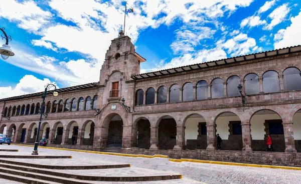 Άποψη Από Cusco Ιστορική Πρωτεύουσα Του Περούη Πόλη Ήταν Ιστορική — Φωτογραφία Αρχείου