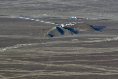 Nazca çölünden çarpıcı görüntüler Peru 'da bir şehir ve çöldür, Nazca hatlarından sorumludur, ortalama yıllık yağış ortalaması 4 mm ile dünyanın en kuru bölgelerinden biridir.