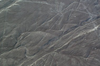 Nazca çizgisinin üzerindeki çarpıcı görüntüler bazen Nasca, Peru 'nun güney kıyısındaki Nazca kültüründen türetilen ve Nazca Çizgileri' nden sorumlu bir kasaba ve vadi sistemidir.