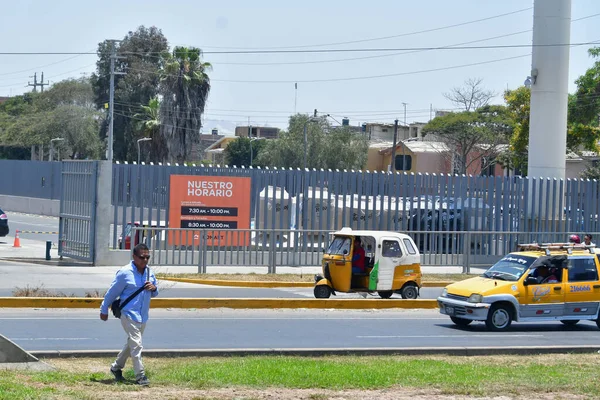 Tuc Tuc Peruanoampliamente Utilizado Varias Regiones Asia América Del Sur —  Fotos de Stock