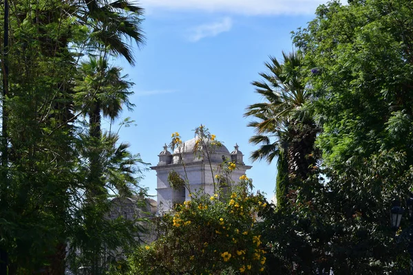 Iglesia Compana Arequipa Construido Por Los Jesuitas Monumento Arquitectura Religiosa — Foto de Stock