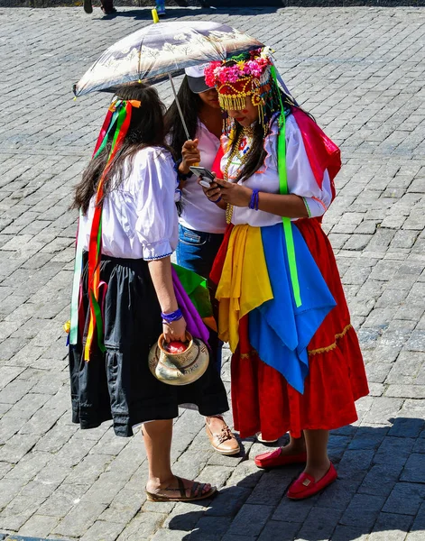 Перу Является Раем Тех Любит Покупать Традиционную Одежду Предметы Красочные — стоковое фото