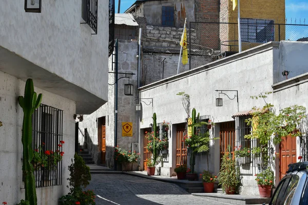 Arequipa Een Stad Peru Hoofdplaats Van Provincie Arequipa Stad Werd — Stockfoto