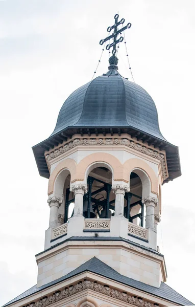 Vista Catedral Coroação Alba Iulia Torre Sineira Dedicada Santíssima Trindade — Fotografia de Stock