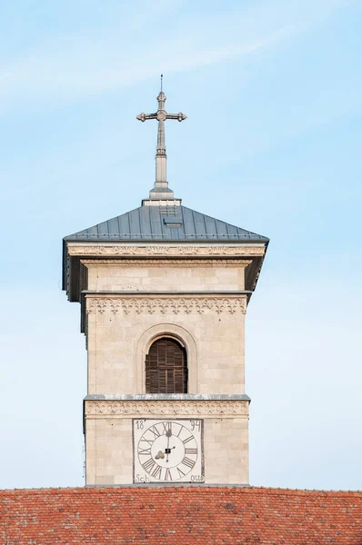 Vista Michaels Catedral Alba Iulia Está Localizado Dentro Fortaleza Alba — Fotografia de Stock