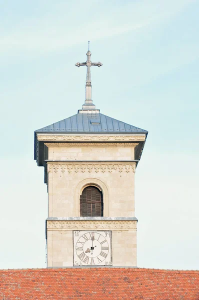 Vista Michaels Catedral Alba Iulia Está Localizado Dentro Fortaleza Alba — Fotografia de Stock