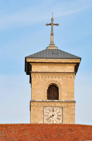 View Michaels Romersk Katolske Katedral Alba Iulia Ligger Inde Alba - Stock-foto
