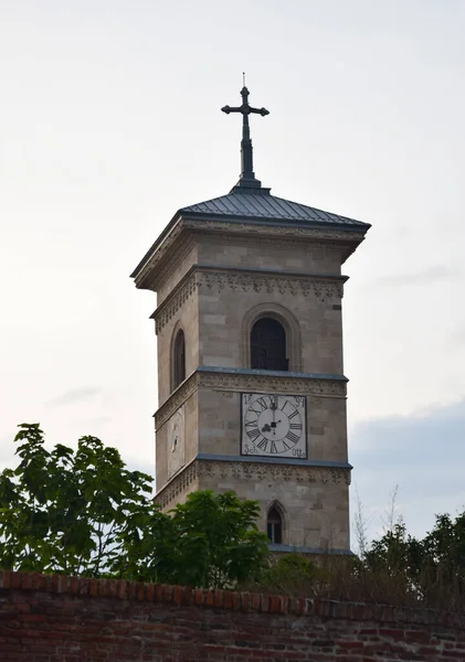 Vista Michaels Catedral Alba Iulia Está Localizado Dentro Fortaleza Alba — Fotografia de Stock