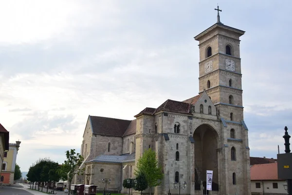 Vue Cathédrale Catholique Romaine Michaels Alba Iulia Est Situé Intérieur — Photo