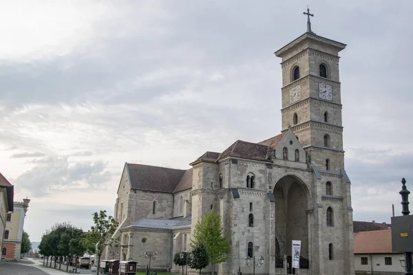 View Michaels Roman Catholic Cathedral Alba Iulia Located Alba Iulia — Stock Photo, Image