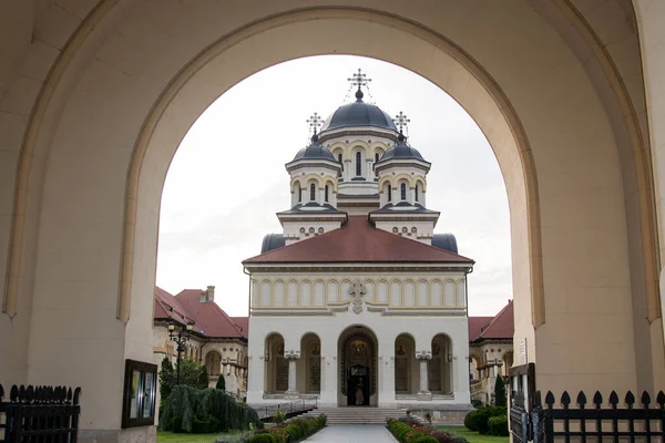 Lihat Katedral Penobatan Alba Iulia Yang Didedikasikan Untuk Tritunggal Kudus — Stok Foto