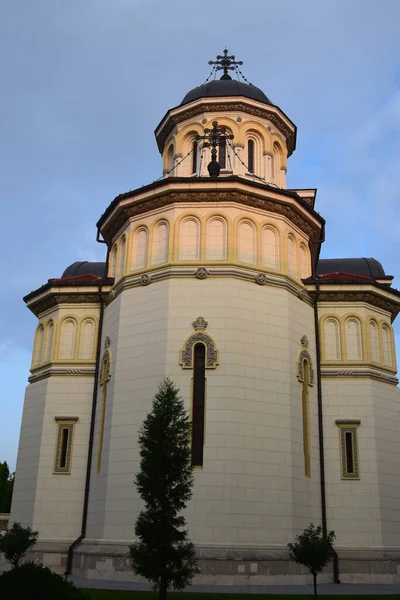 Vista Catedral Coroação Alba Iulia Dedicada Santíssima Trindade Foi Construída — Fotografia de Stock