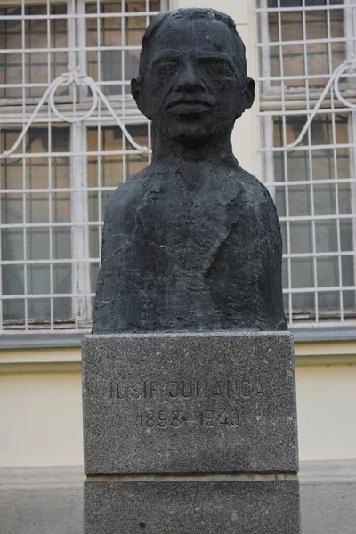 Blickbeschreibung Festung Alba Carolina Statue Ist Das Herz Der Stadt — Stockfoto