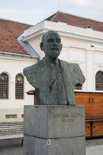 Blickbeschreibung Festung Alba Carolina Statue Ist Das Herz Der Stadt — Stockfoto