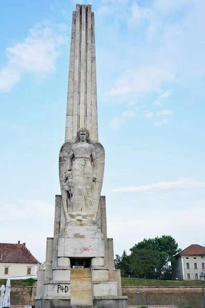 Obelisco Horea Closca Crisan Alba Iulia Foi Construído 1937 Dedicado — Fotografia de Stock