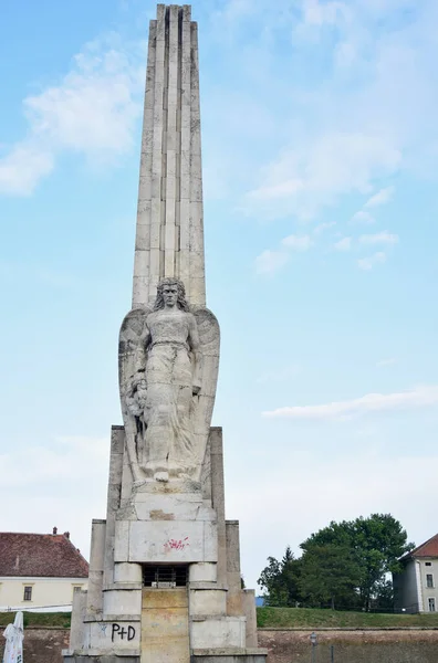 Obelisco Horea Closca Crisan Alba Iulia Foi Construído 1937 Dedicado — Fotografia de Stock