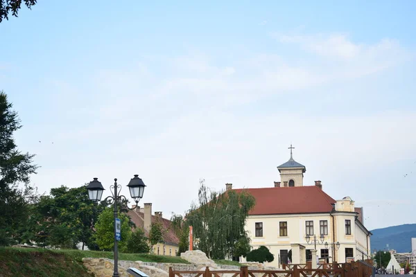 View Alba Carolina Fortress Heart City Great Union Romans Alba — Stock Photo, Image