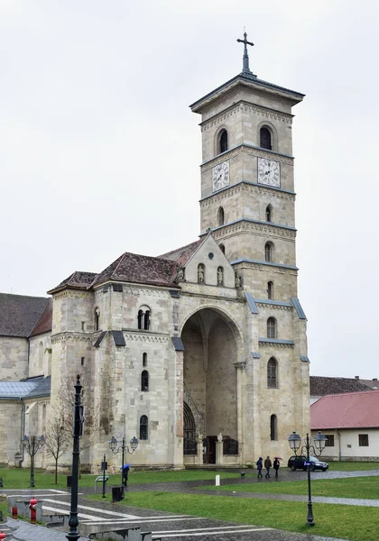 View Michaels Roman Catholic Cathedral Alba Iulia Located Alba Iulia — Stock Photo, Image